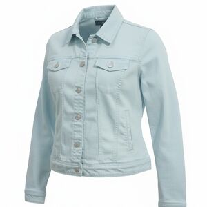 Talbots Soft Blue Jean Jacket